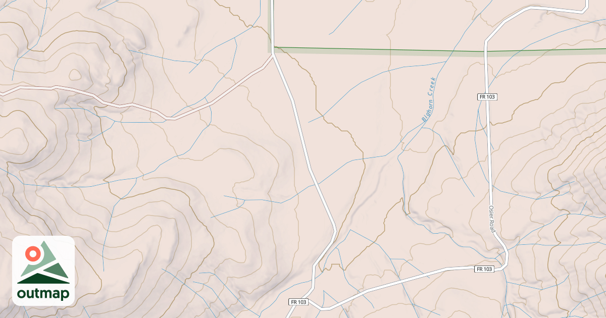 Map of OSIER CUTOFF