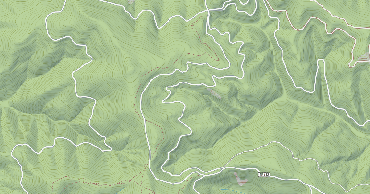 Map preview of USFS Motor Vehicle Use Map Trails 7585