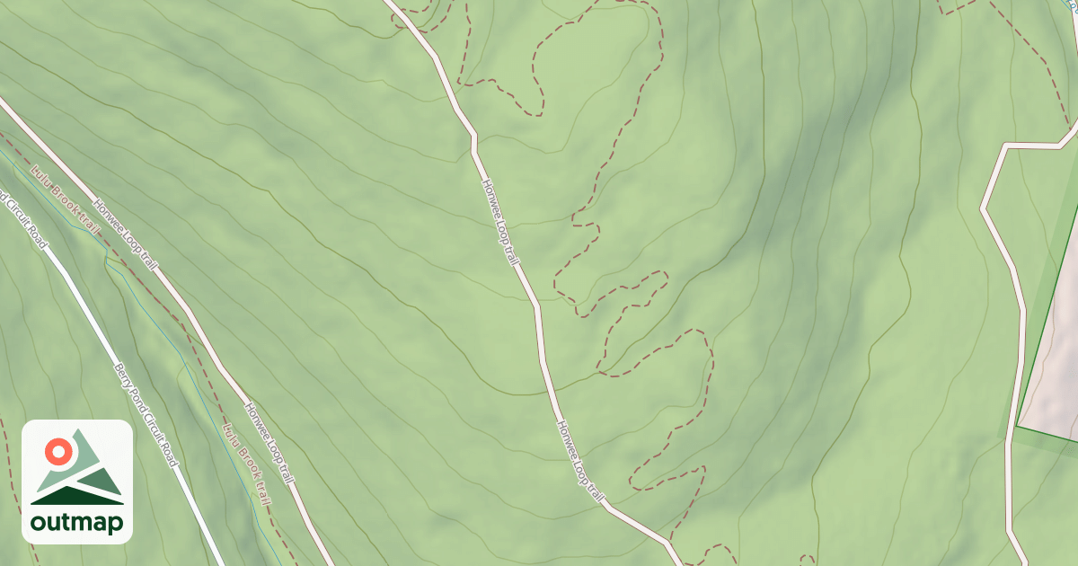 Map of Honwee Loop Trail