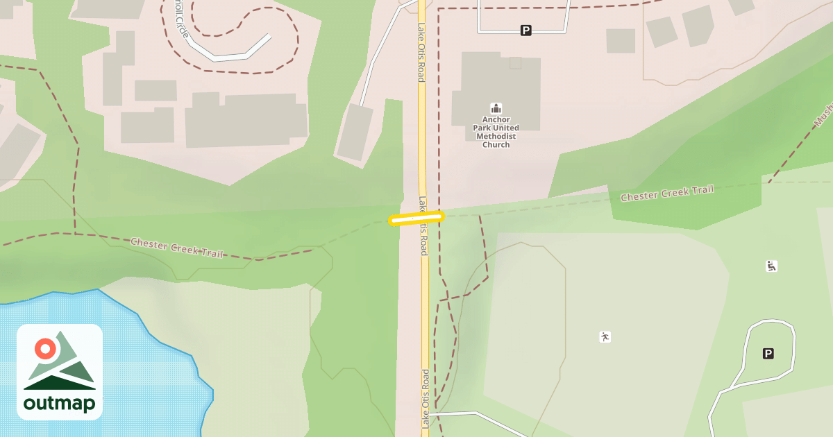 Map of Chester Creek Trail