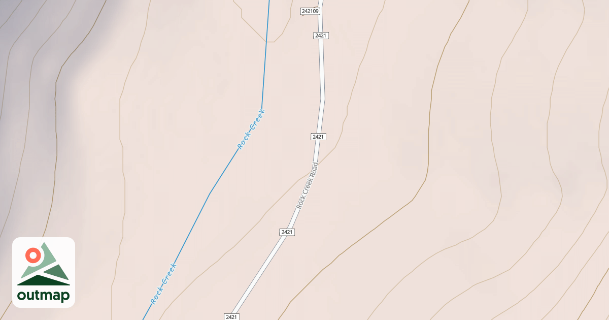 Map of DISPERSED CAMPSITE