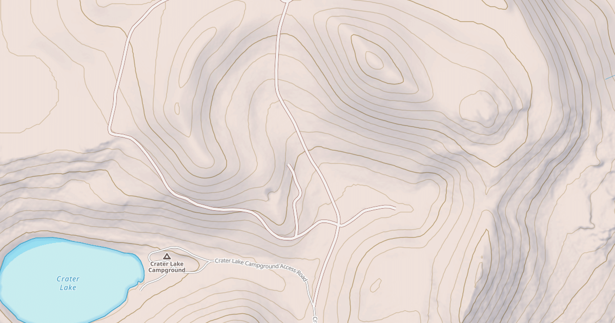 Map preview of CRATER LAKE NORTH