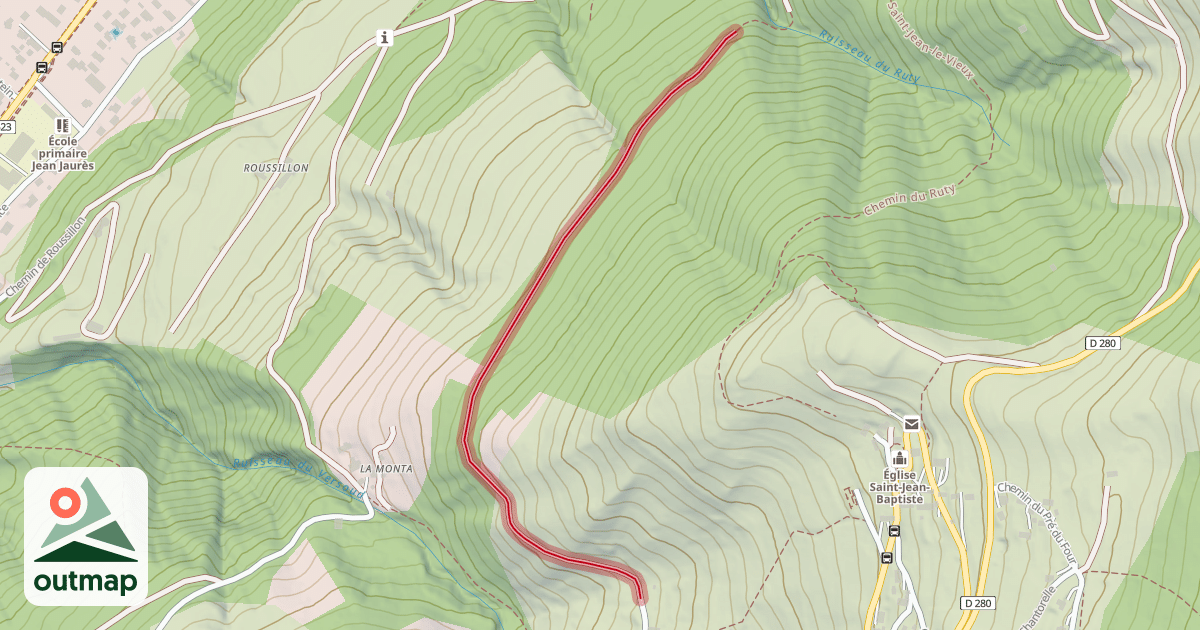 Map of Chemin de la Dame