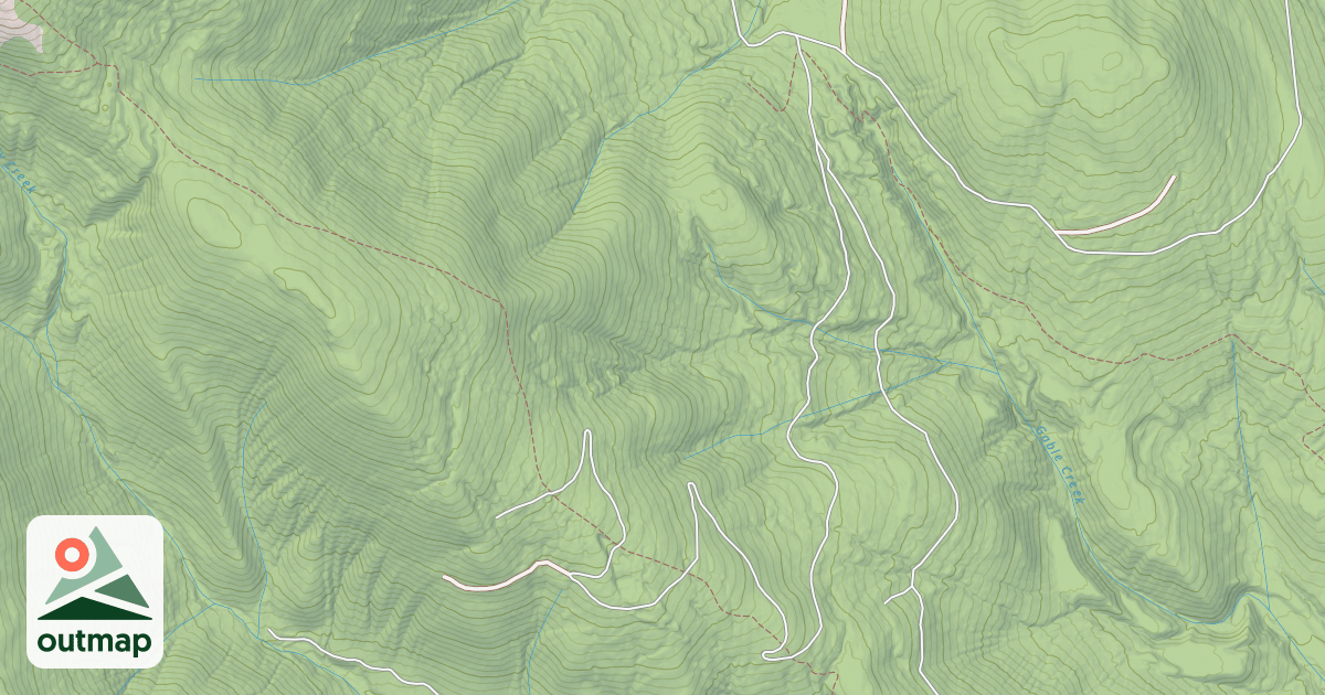 Map of BURROW RIDGE
