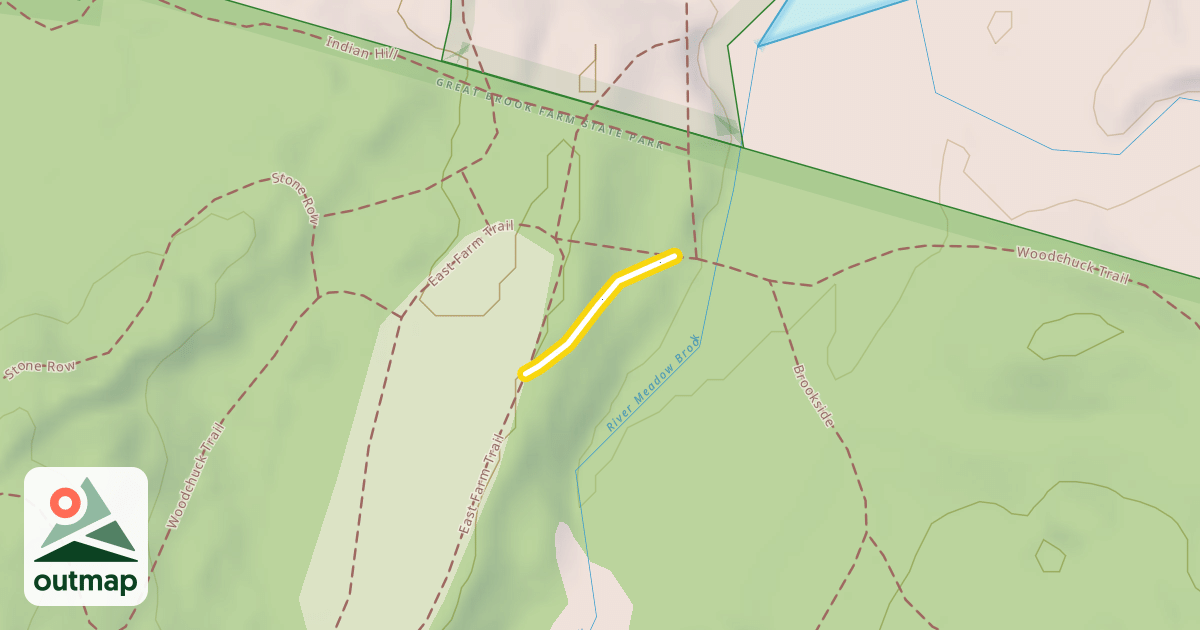 Map of Woodchuck Trail