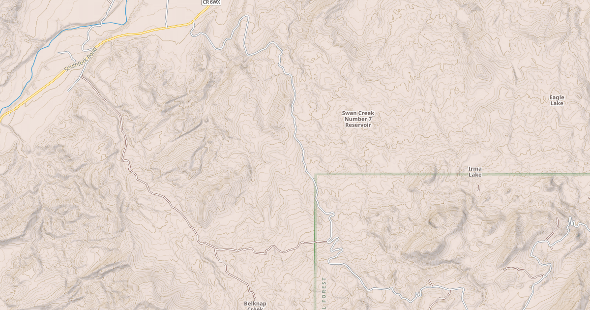 Map preview of CARTER MOUNTAIN