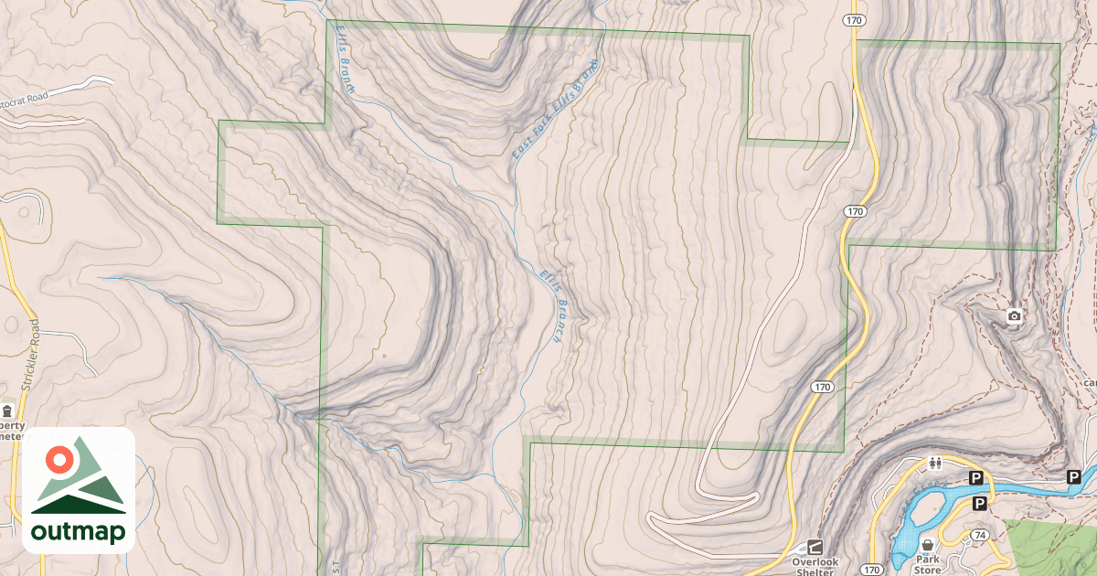 Map of USFS Motor Vehicle Use Map Roads {D5EF0C7B-2B24-49CB-8828-04E651332FB1}