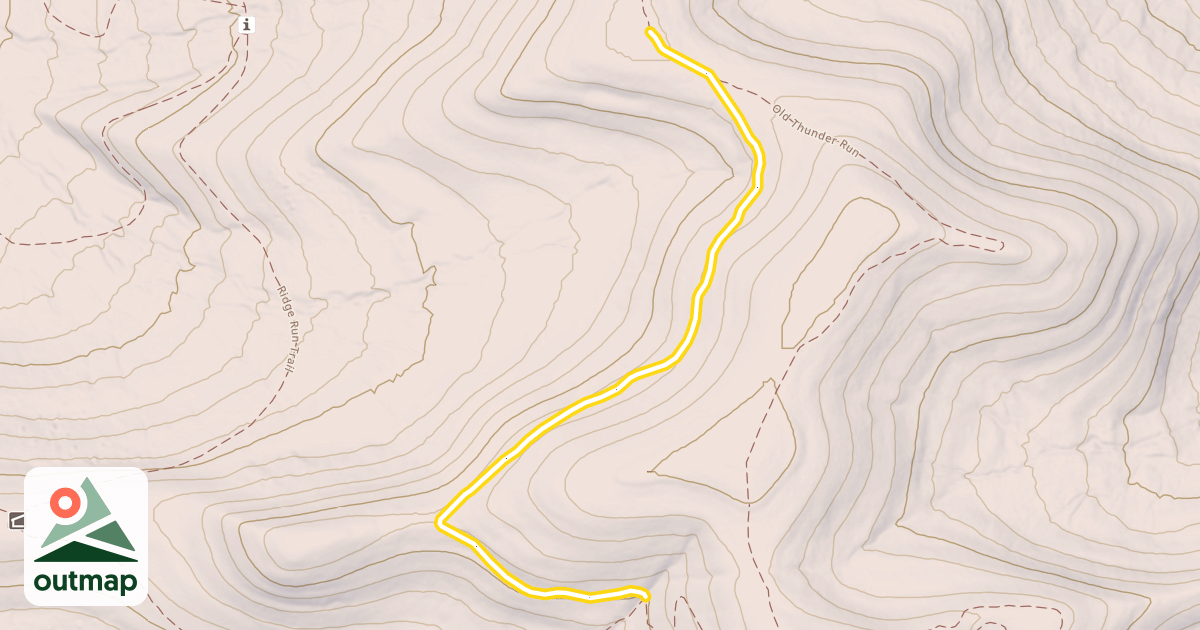 Map of Ridge Run Trail