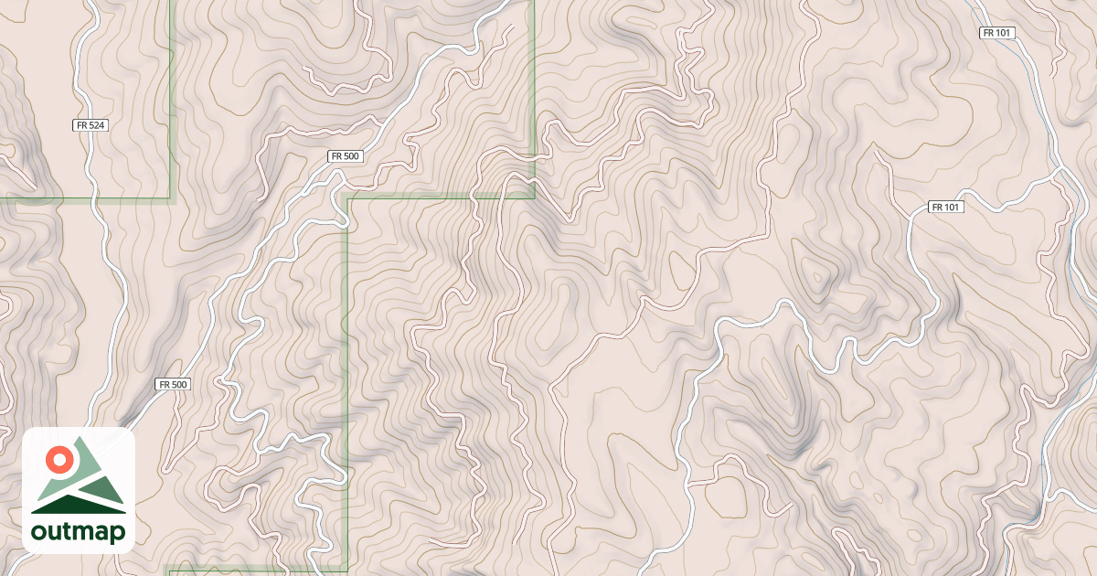 Map of DOLLAR CREEK CONTOUR