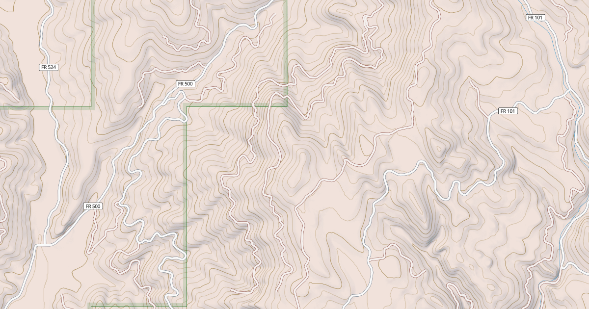 Map preview of DOLLAR CREEK CONTOUR