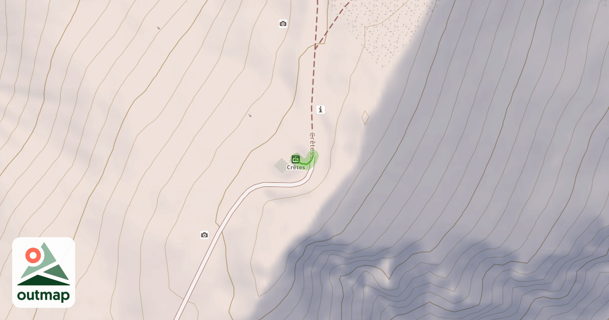 Map of Crêtes