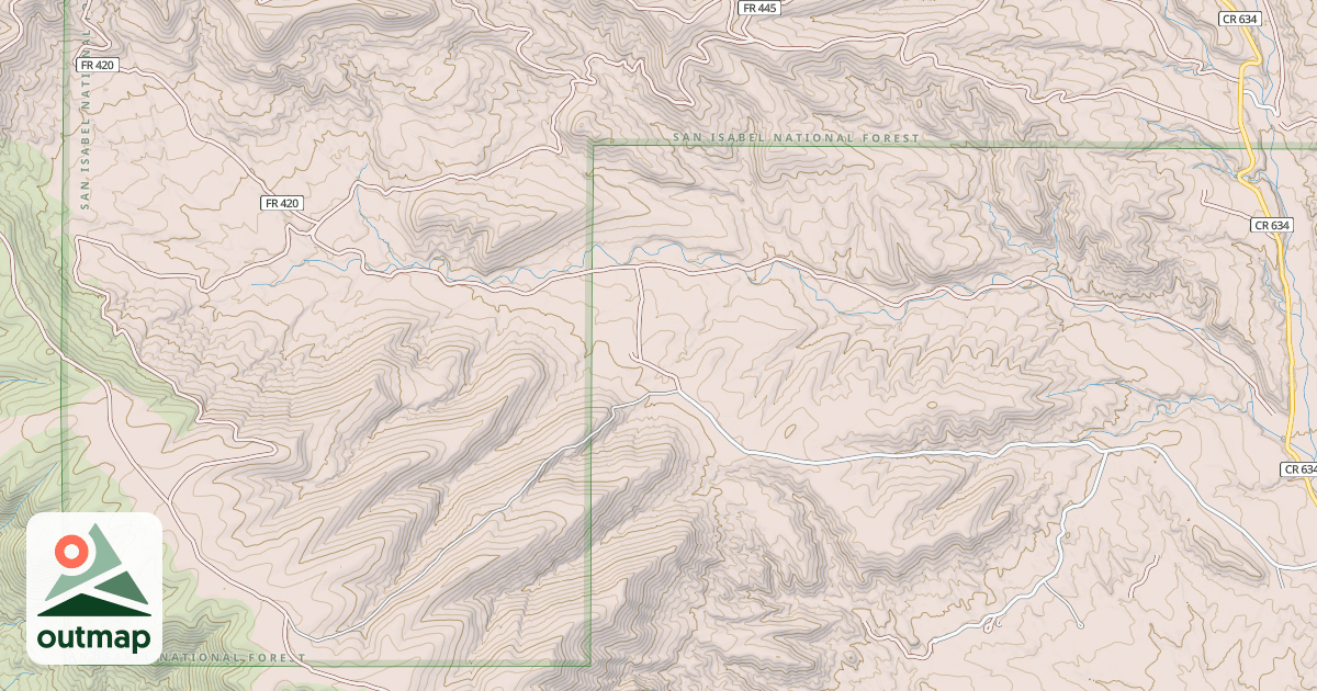 Map of BLACK MTN.