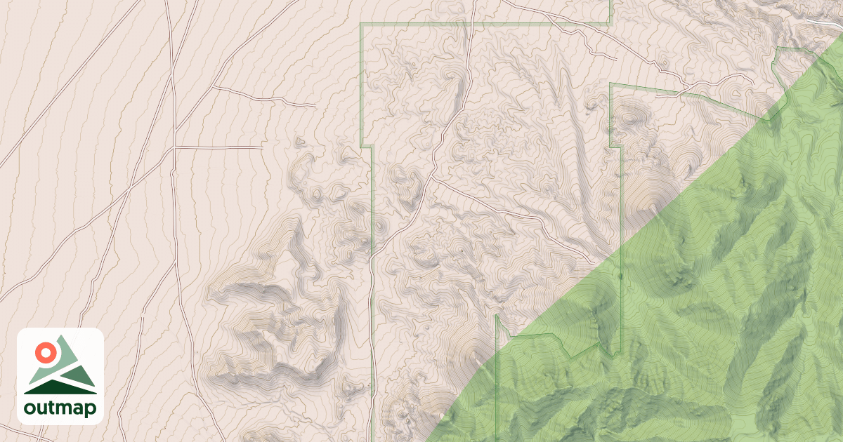 Map of MOORE'S RANCH