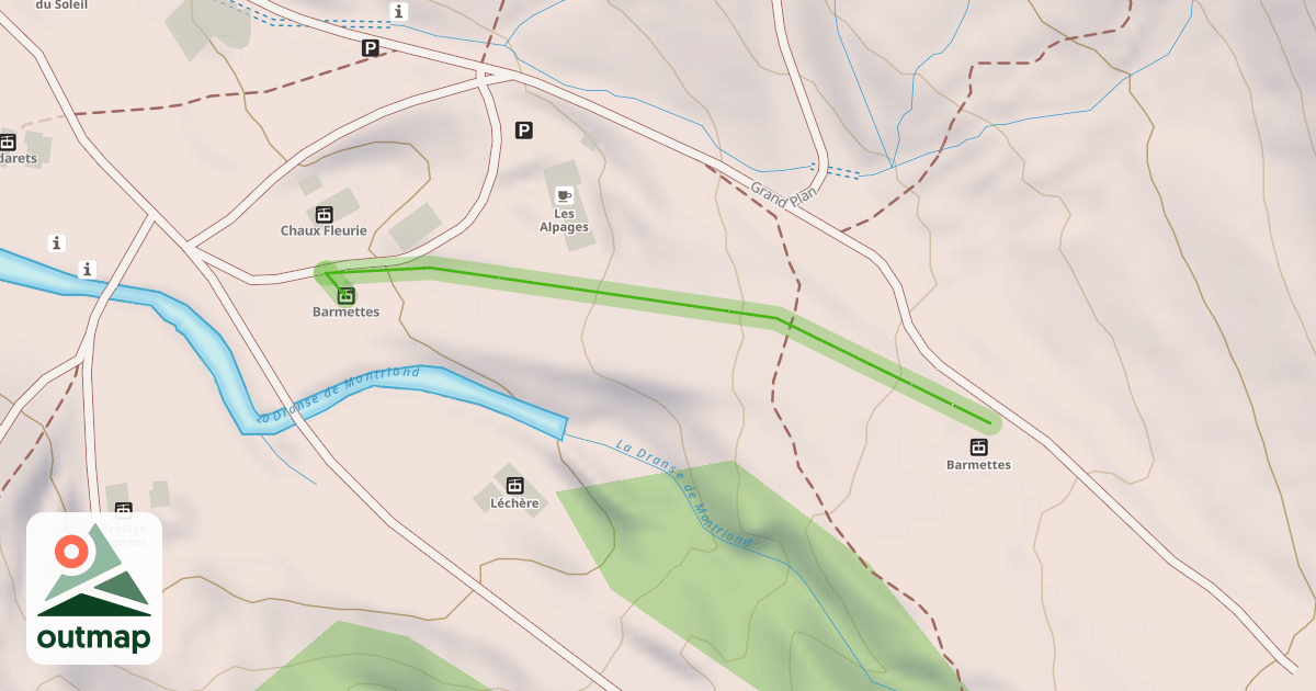 Map of Les Barmettes