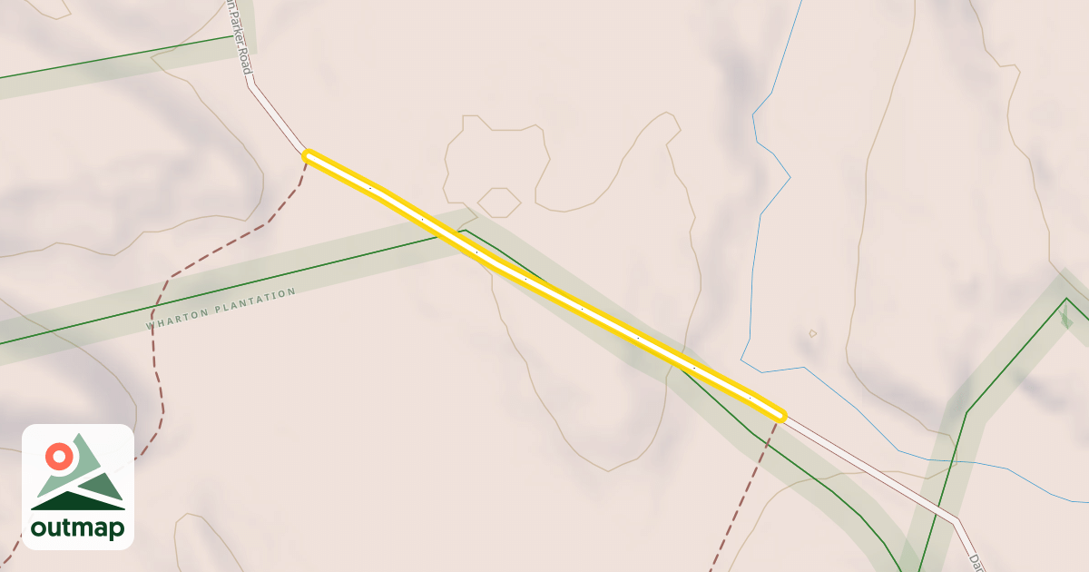 Map of Dan Parker Road