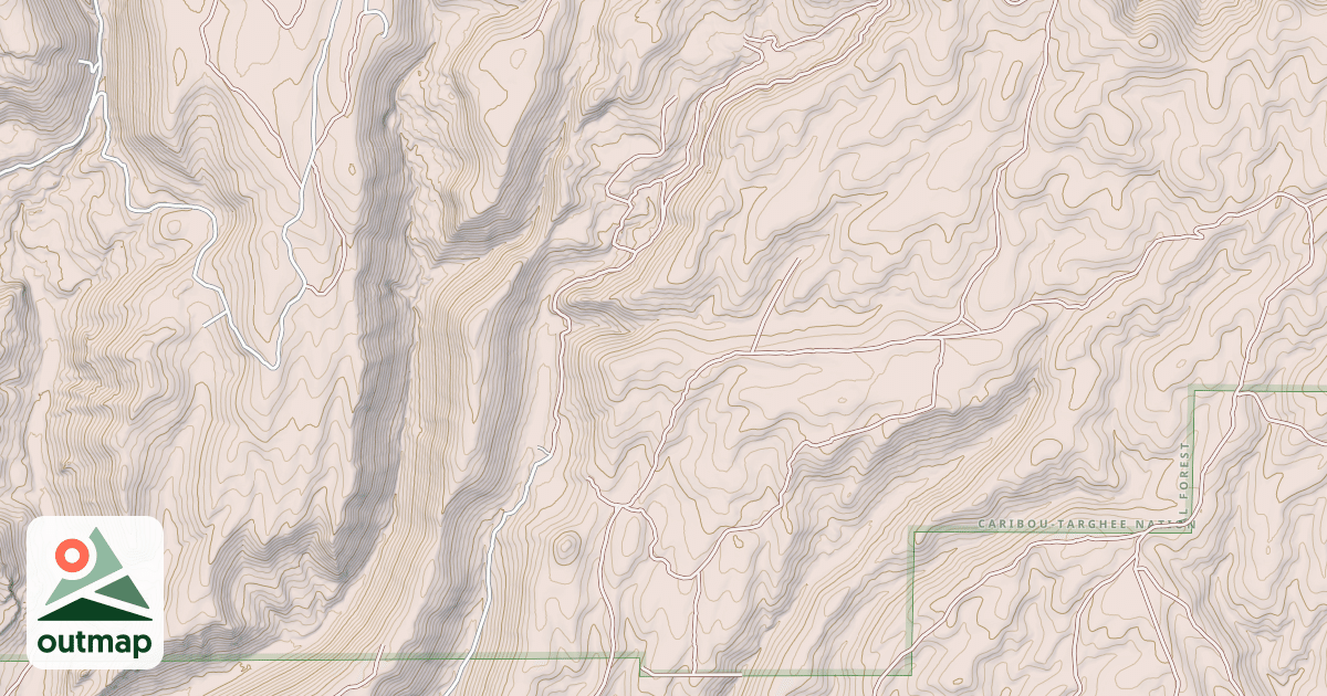 Map of CORRAL CREEK