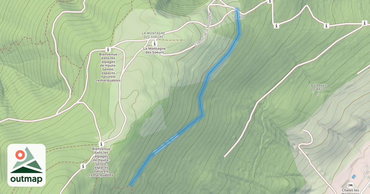Map of Chemin du Saut