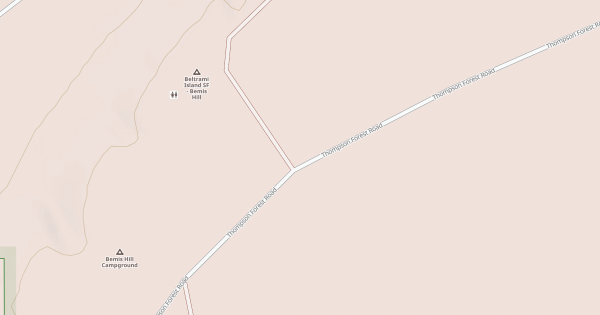 Map preview of Bemis Hill Trails