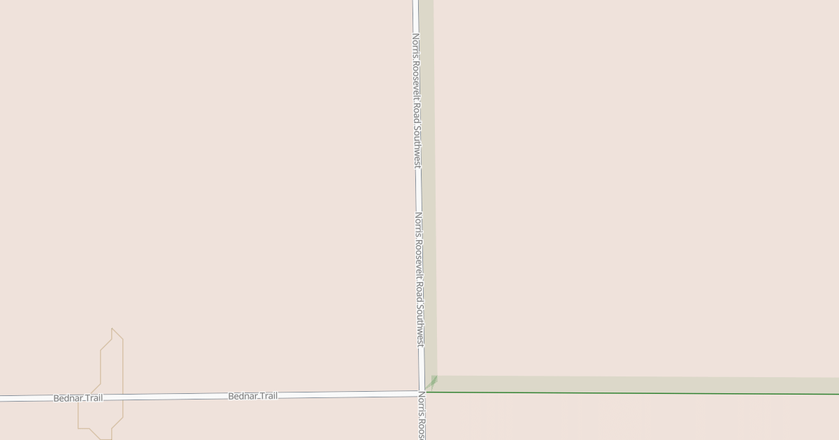 Map preview of Warroad/Roseau Trails