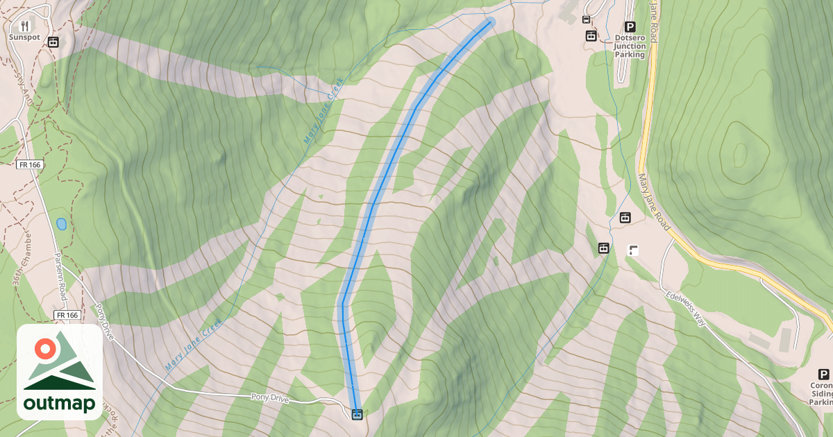 Map of Lower Arrowhead Loop