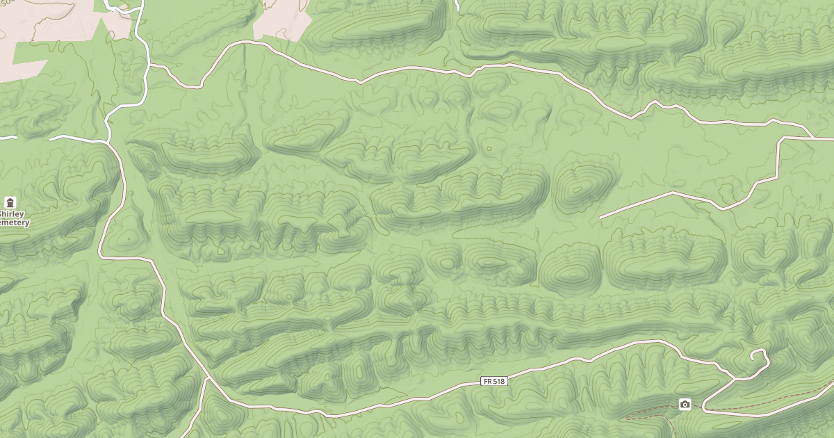 Map preview of SHIRLEY CREEK