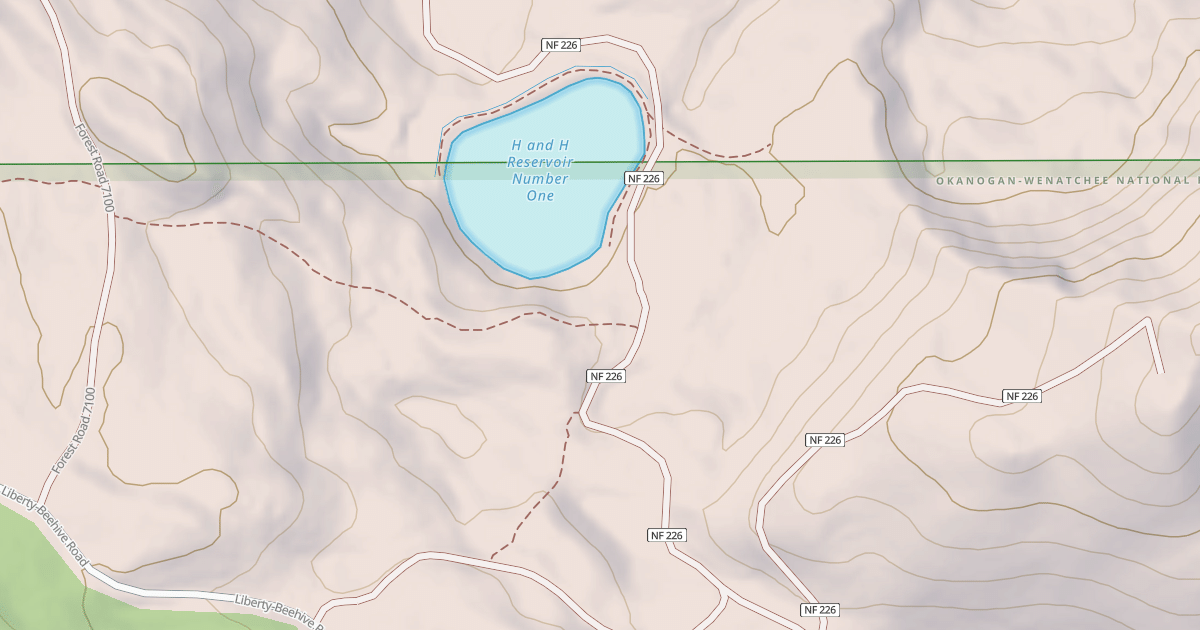 Map preview of H & H RESERVOIR
