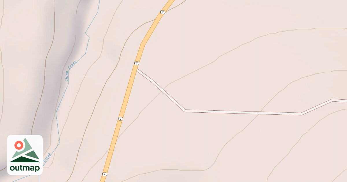 Map of PATRICK CREEK ROAD