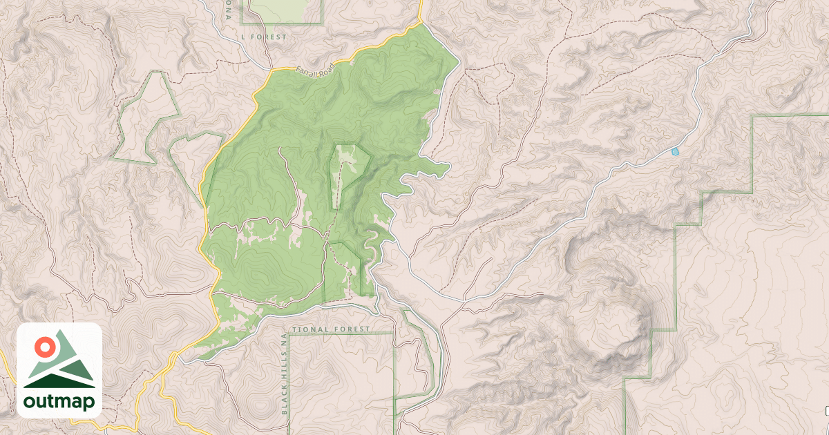 Map of BEAVER CREEK
