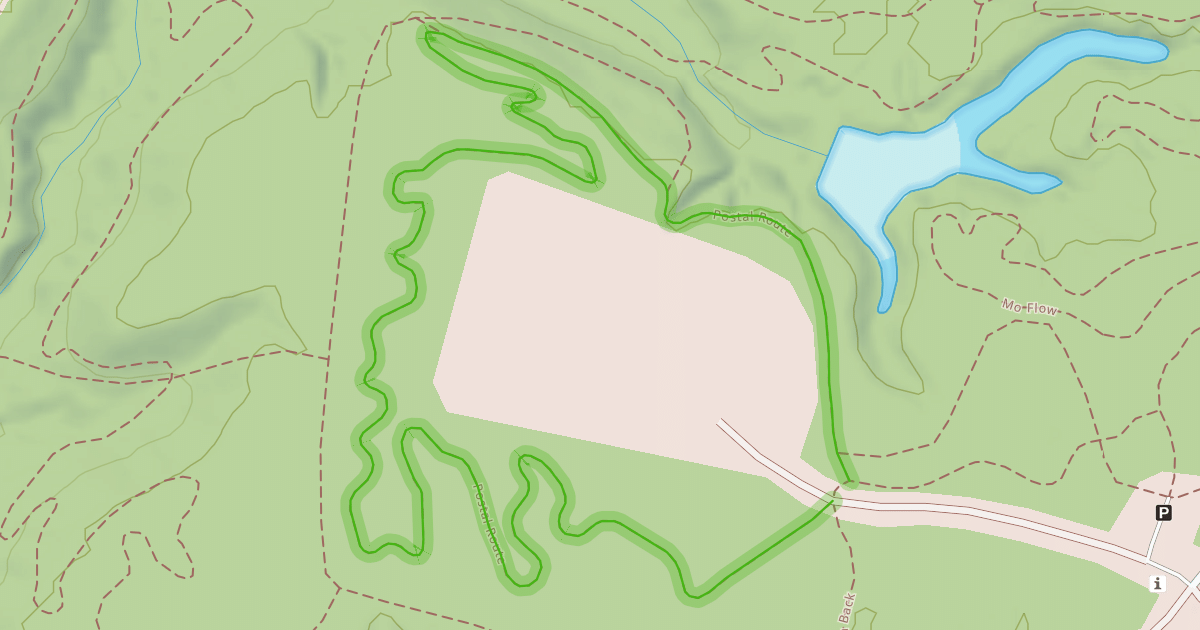 Map preview of Postal Route