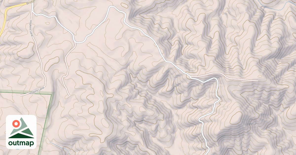 Map of STONEWALL KNOB