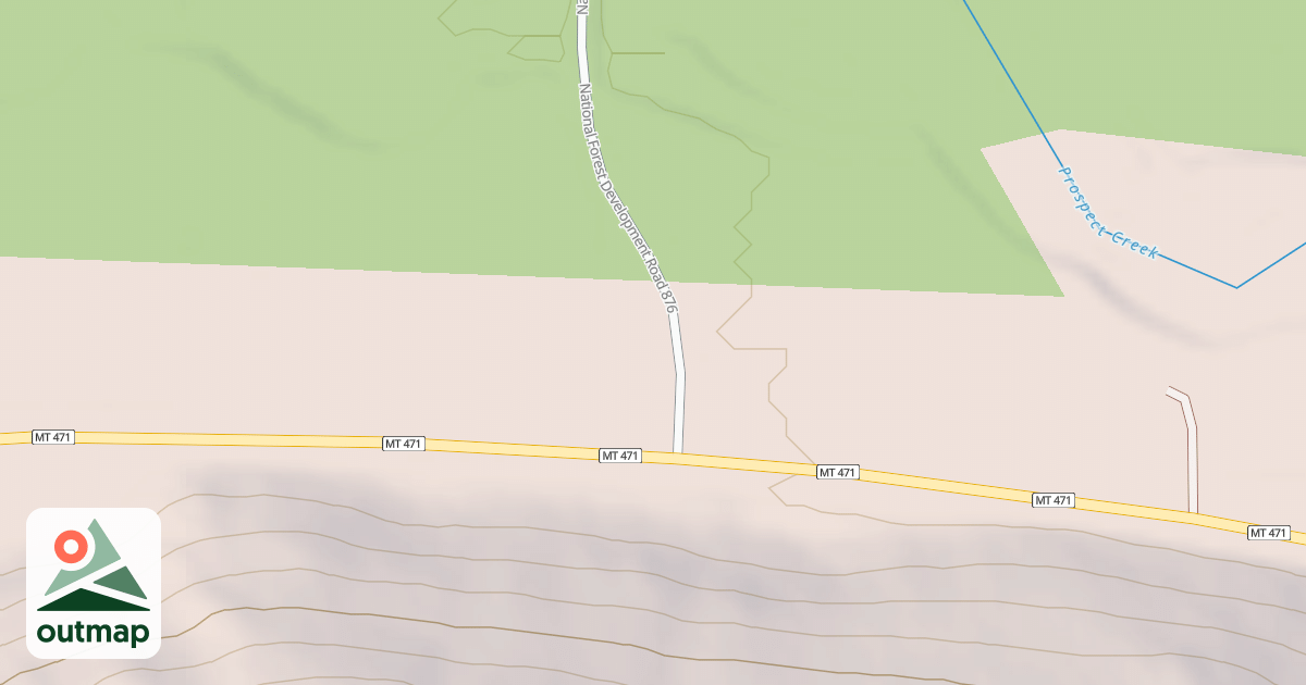 Map of COX GULCH