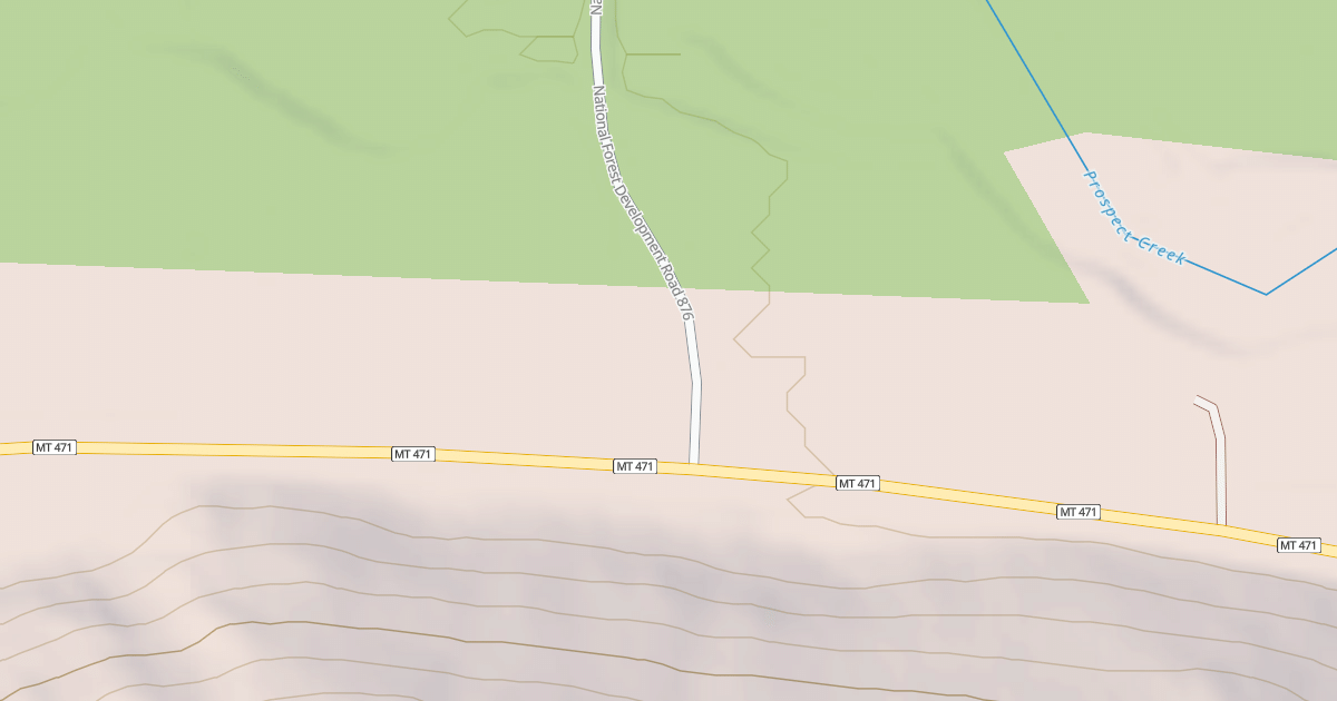 Map preview of COX GULCH