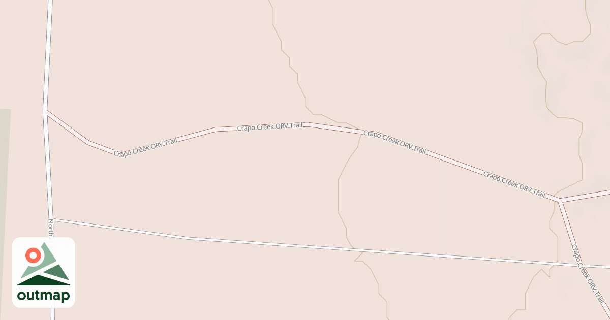 Map of Crapo Creek Trail