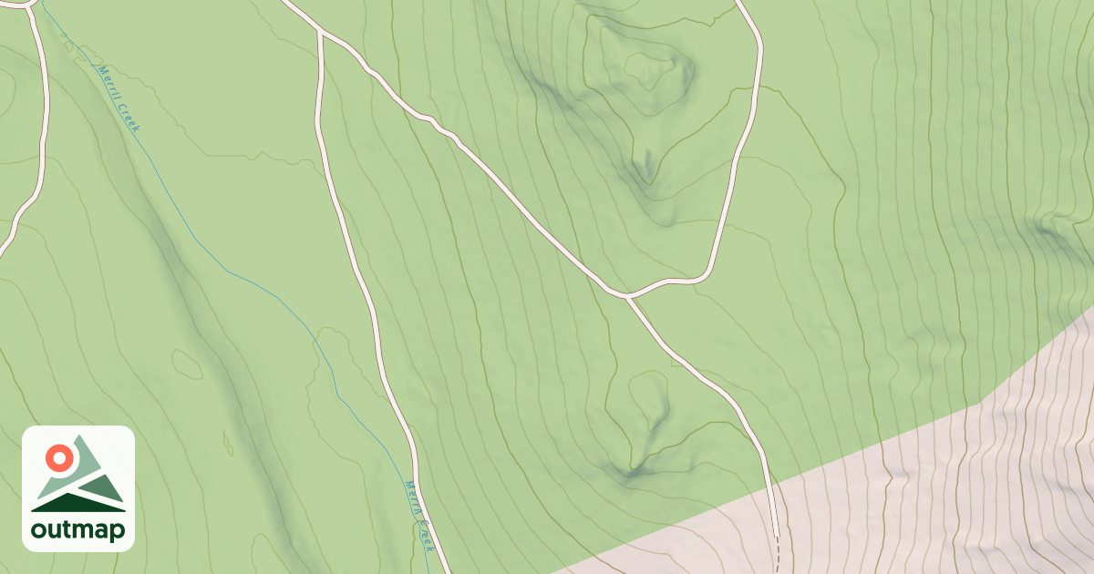 Map of CRYSTAL PEAK