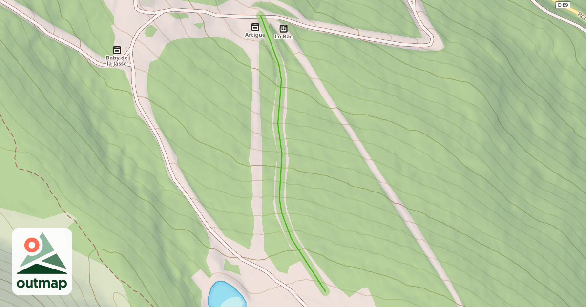 Map of Moustelle