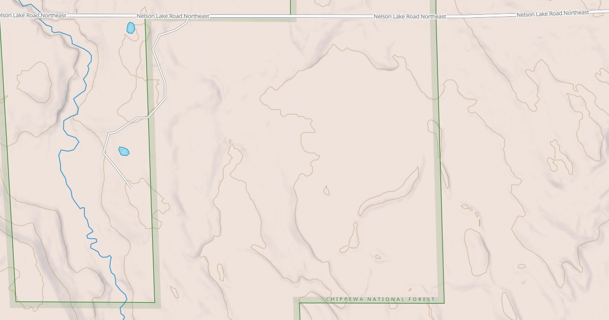 Map preview of NELSON LAKE SPUR B