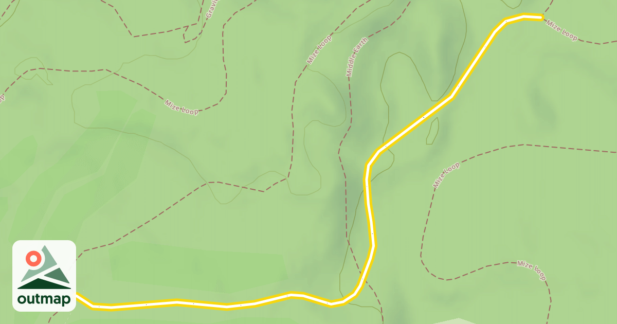 Map of Mize Loop