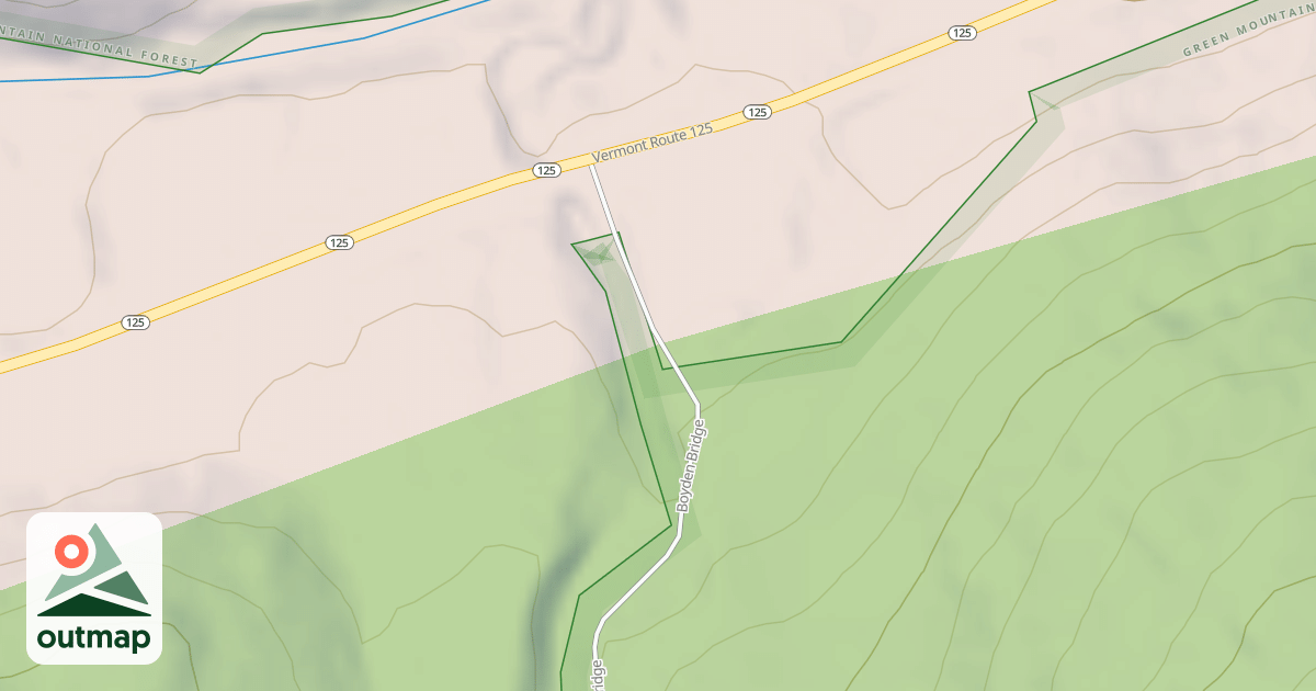 Map of BOYDEN BROOK