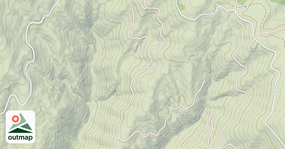 Map of (FDR) RYE CREEK