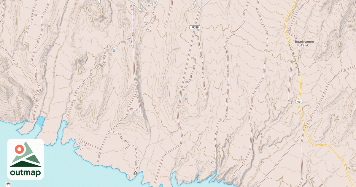 Map of COTTONWOOD