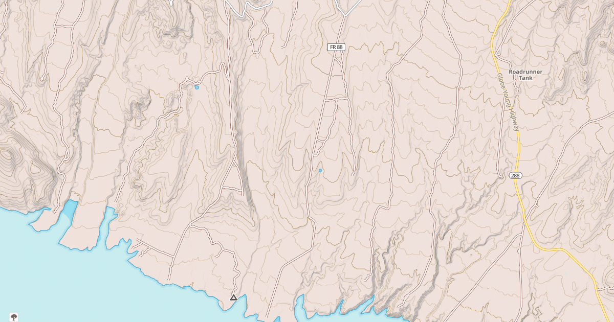 Map preview of COTTONWOOD