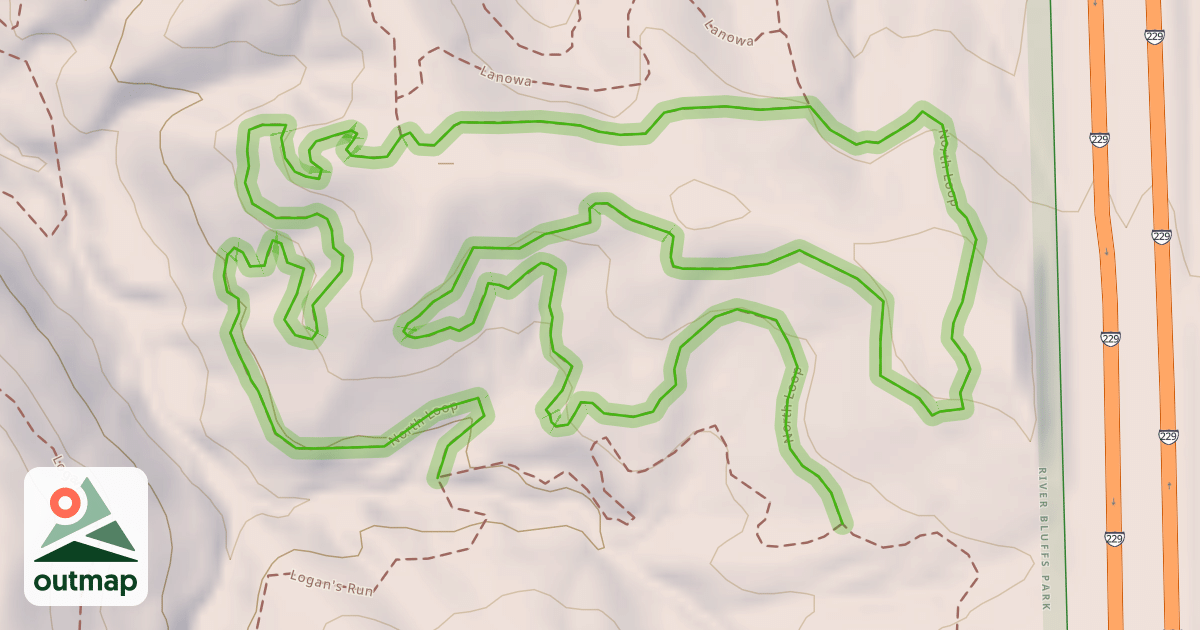 Map of North Loop