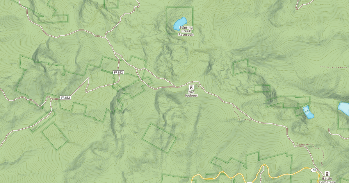 Map preview of CONTINENTAL DIVIDE
