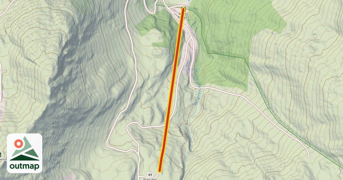 Map of Mures Rouges