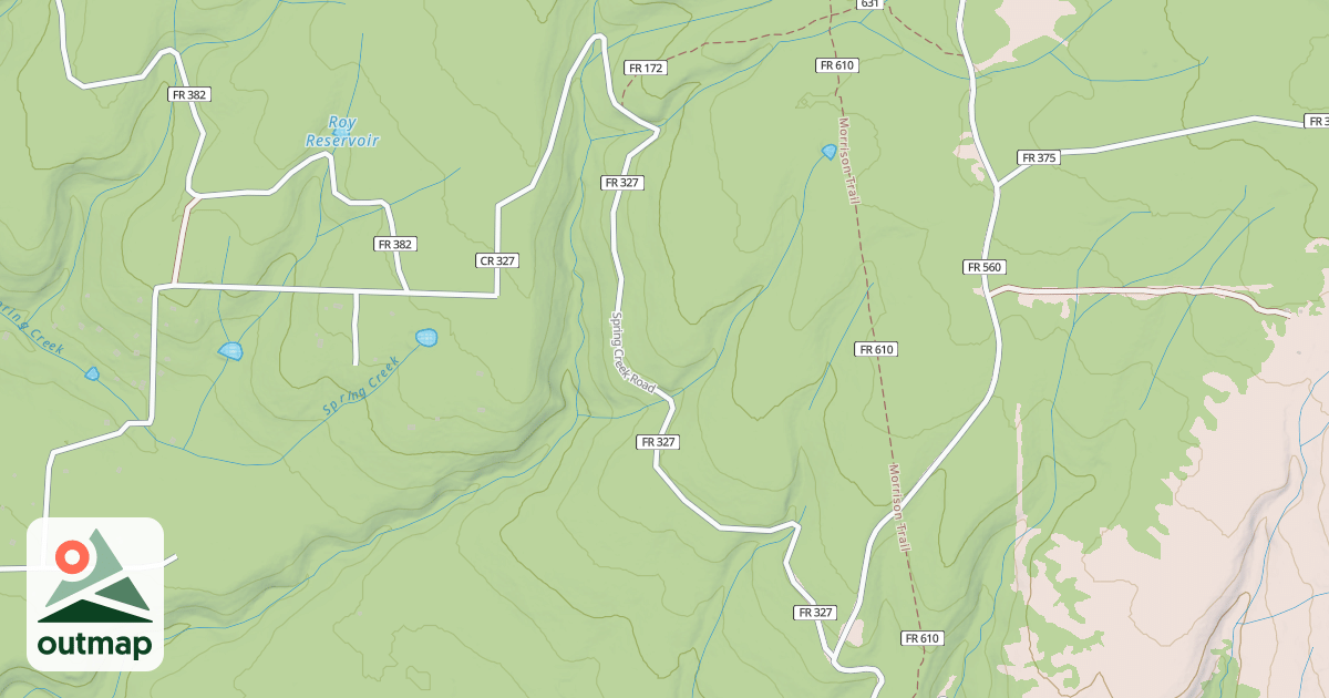 Map of SPRING CRK