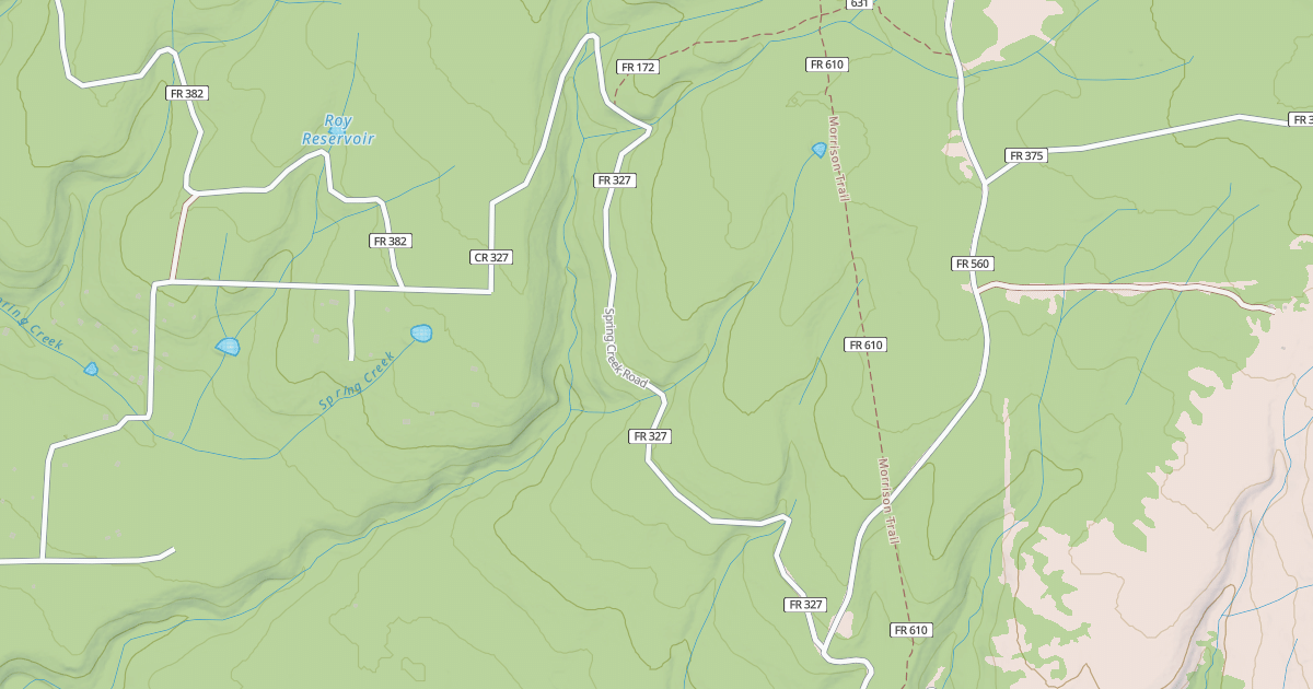 Map preview of SPRING CRK