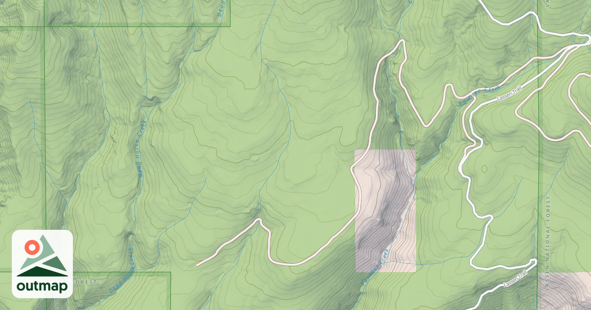 Map of CEMENT CREEK WEST