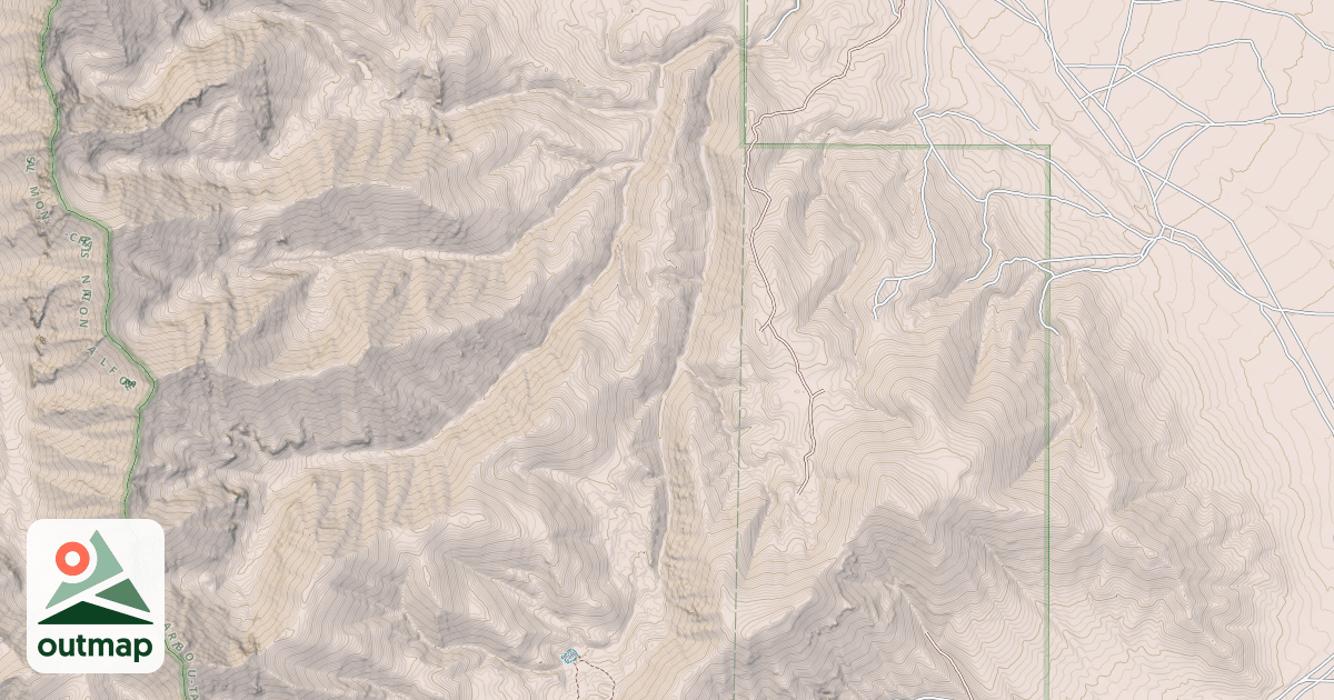 Map of Middle Fork Pass Creek