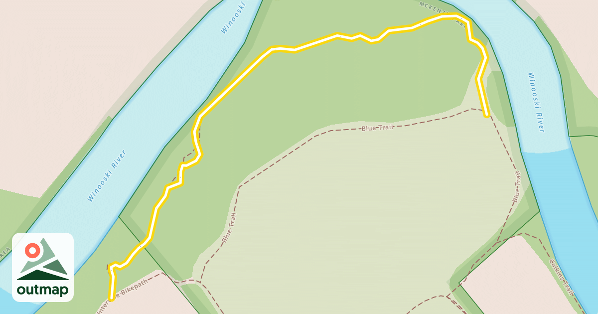 Map of McKenzie Trail
