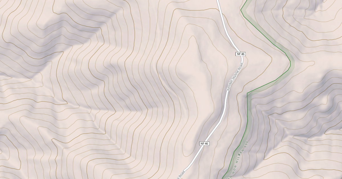 Map preview of USFS Motor Vehicle Use Map Trails 18148